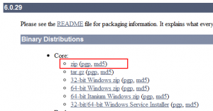 Image showing download package