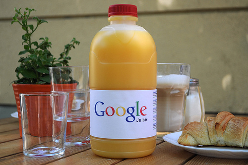 Google Juice - http://www.flickr.com/photos/johannes-p-osterhoff/4775162612/sizes/m/in/photostream/